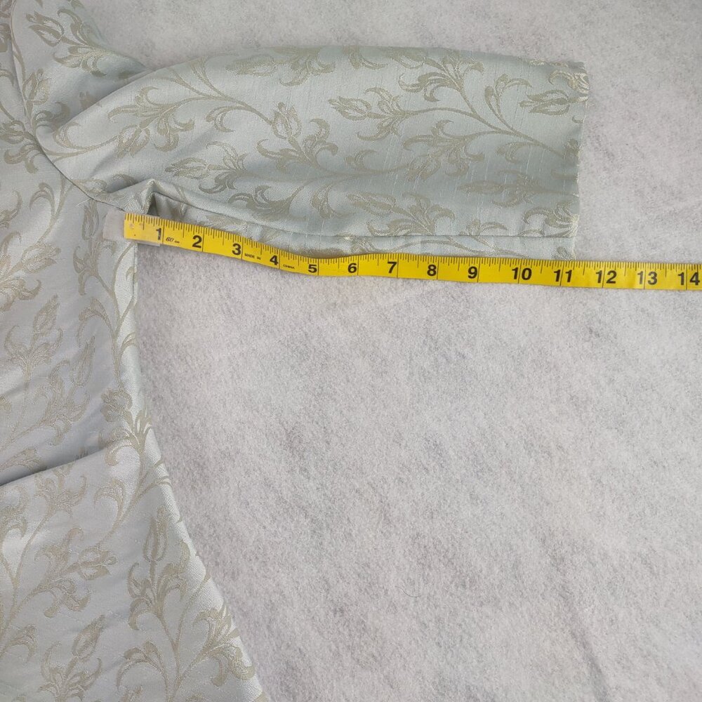 Jessica Howard Evenings 2Pc Sage Jacquard Sheath Dress Jacket Set Size 10 - Picture 12 of 16